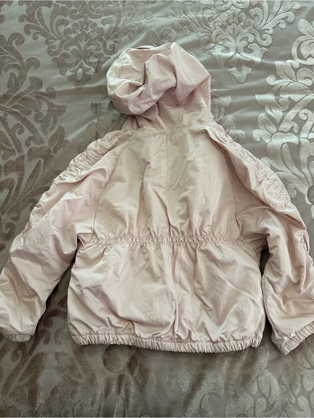 GAP Girls' Pale Soft Pink Hooded Jacket